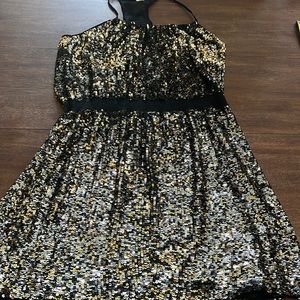 Parker sequin d dress spaghetti strap